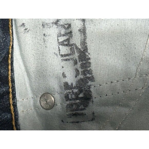 Levi’s Silver Tab Vtg Dark Wash Denim Jeans 34x28L Loose Boot - Picture 7 of 10